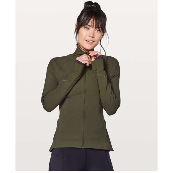 (6) $128 Lululemon Gait Keeper Jacket Dark Olive‎ - Picture 2 of 8